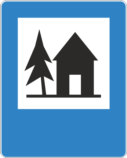 Znak D-33 Schronisko młodzieżowe